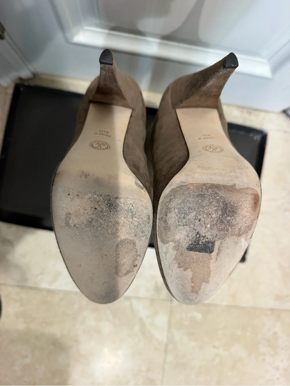 Bally Brown Suede Tall Booties